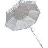 Hurley 8' Umbrella, Hawaiian Gardens, White UMB8HRHGWH